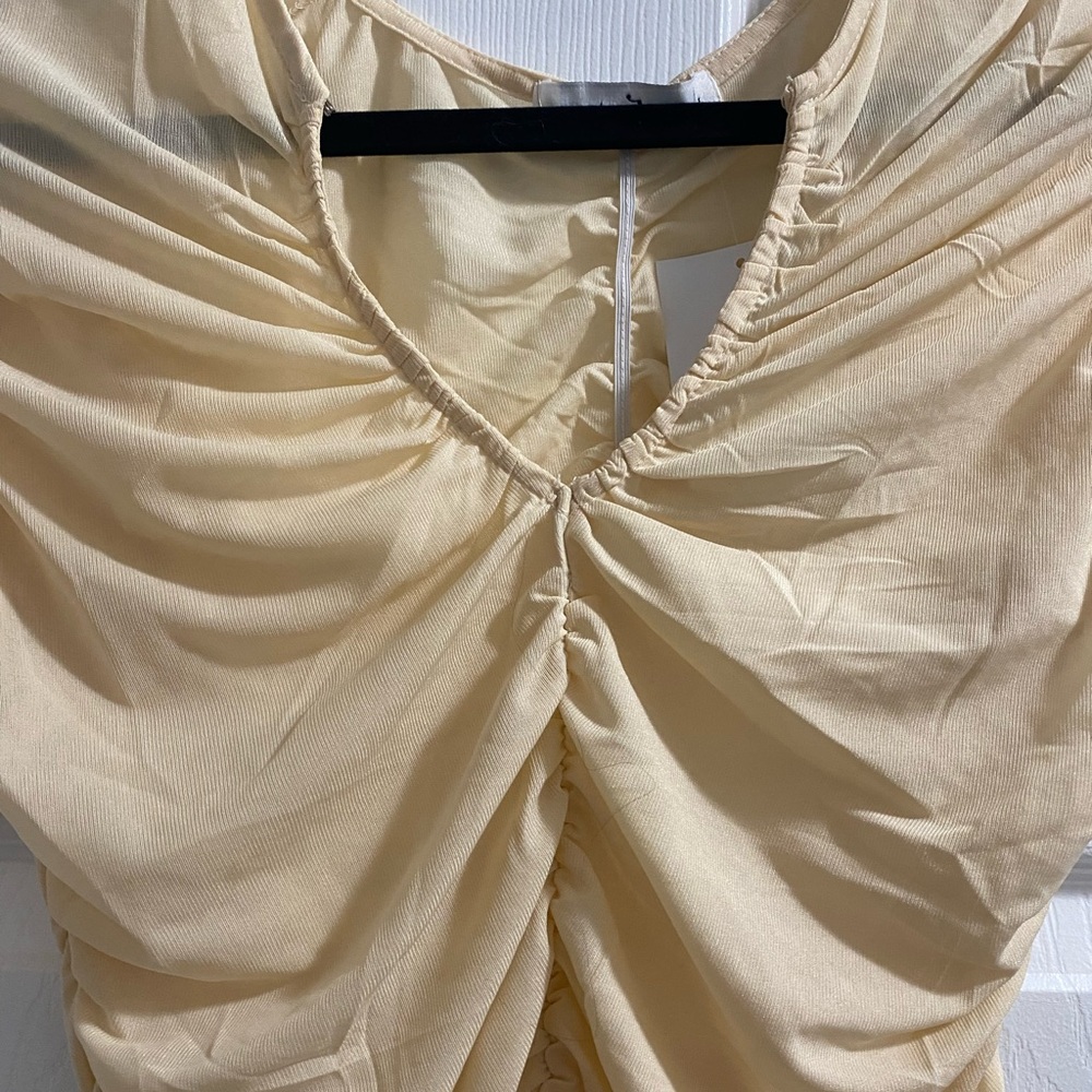 Sheer Rouged Top - Picture 2 of 4